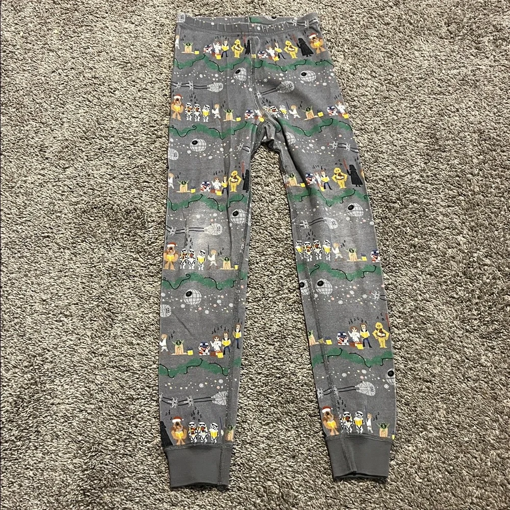 Hanna Andersson Kids Gray‎ Star Wars Two Piece Pajamas Size 8